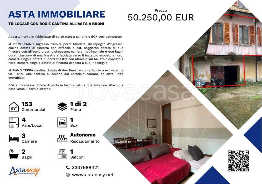 appartamento in vendita a Broni