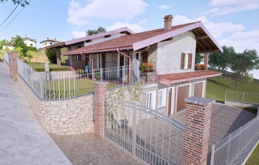 casa indipendente in vendita a Canneto Pavese in zona Caccialupo