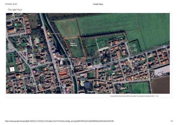 terreno edificabile in vendita a Certosa di Pavia