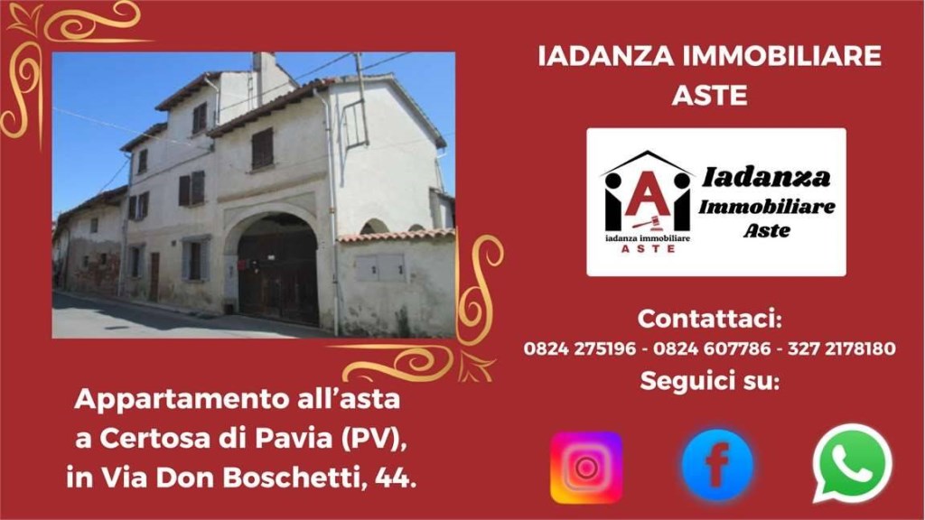 appartamento in vendita a Certosa di Pavia