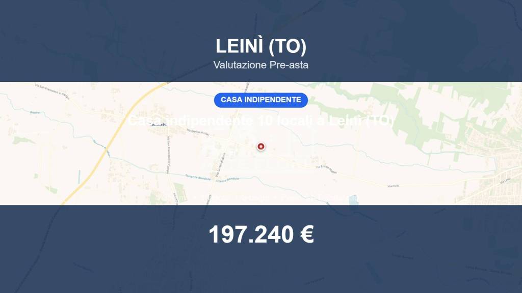 casa indipendente in vendita a Leinì in zona Tedeschi
