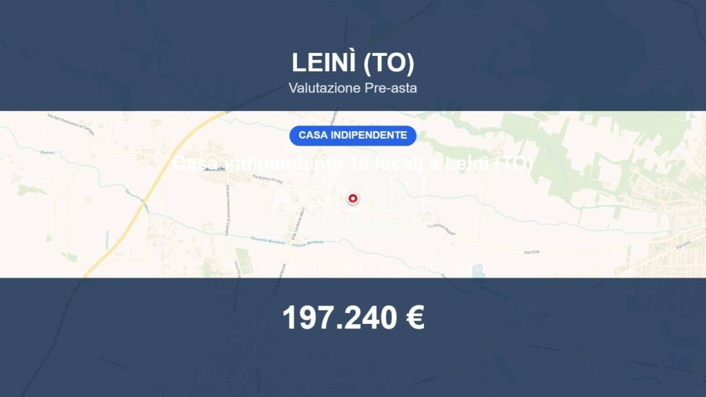casa indipendente in vendita a Leinì in zona Tedeschi