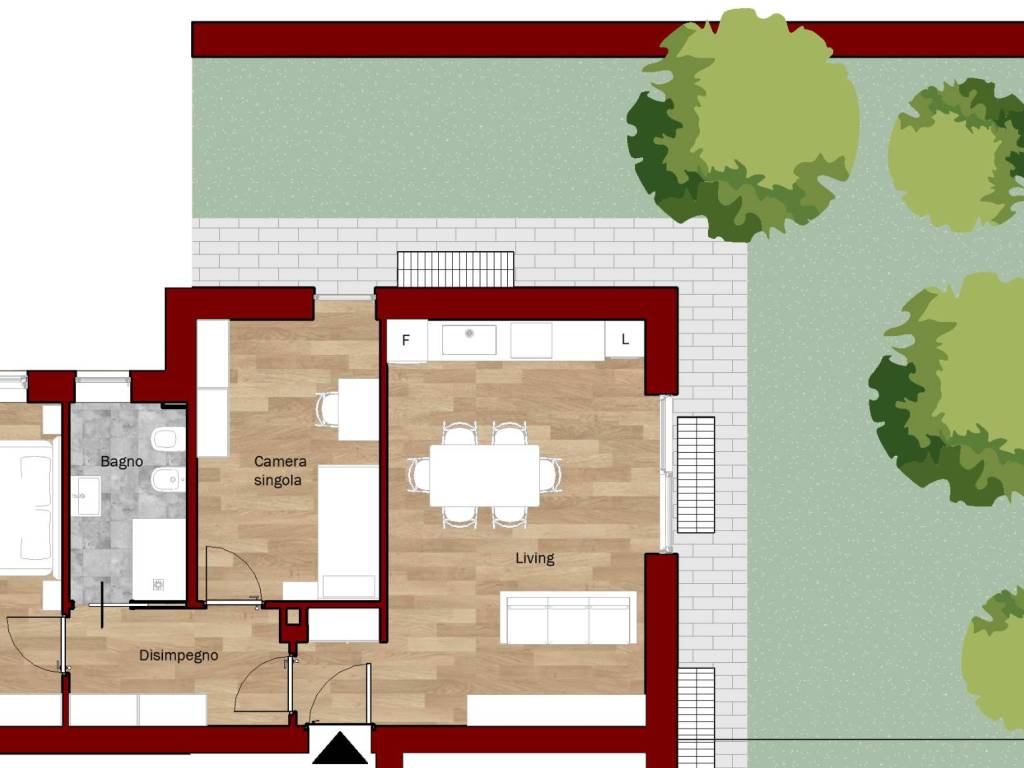 appartamento in vendita a Pavia in zona San Pietro