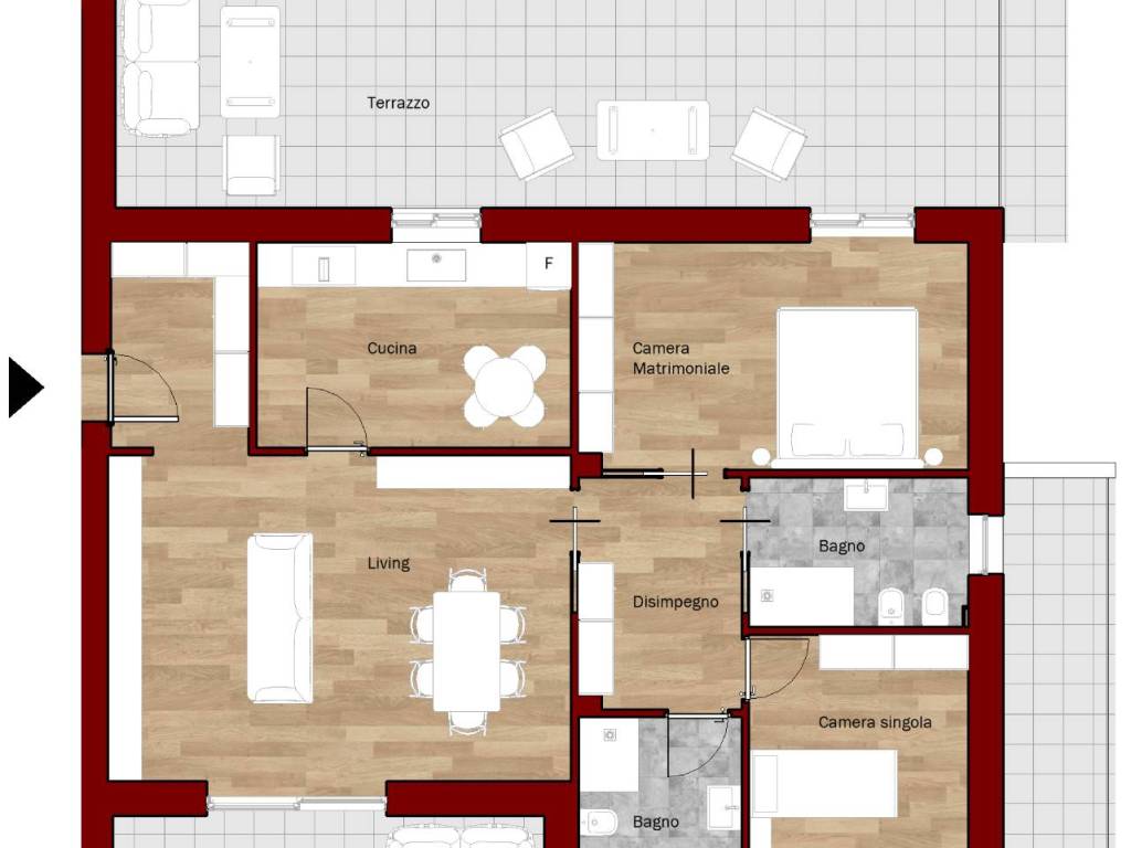 appartamento in vendita a Pavia in zona San Pietro