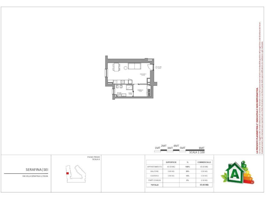 appartamento in vendita a Pavia in zona Città Giardino