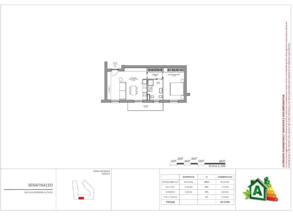 appartamento in vendita a Pavia in zona Città Giardino