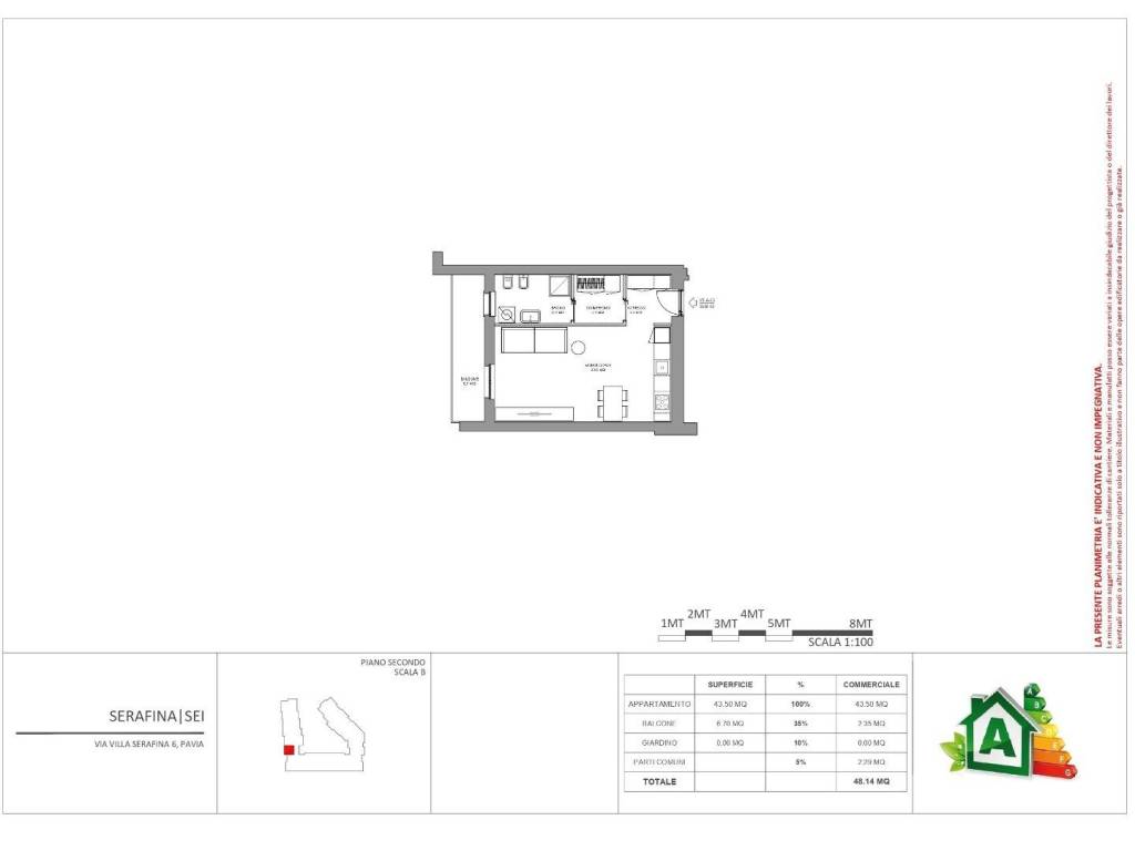 appartamento in vendita a Pavia in zona Città Giardino