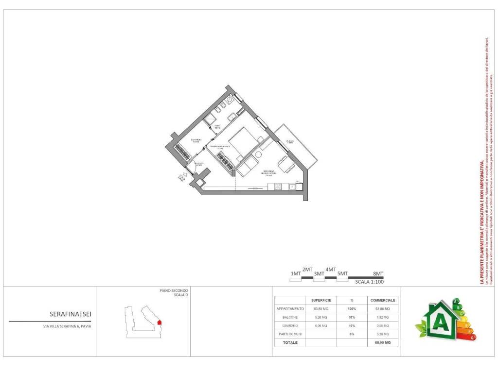 appartamento in vendita a Pavia in zona Pompieri