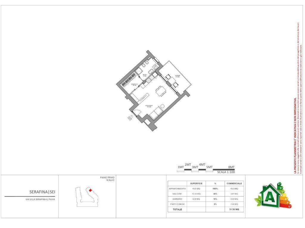appartamento in vendita a Pavia in zona Pompieri