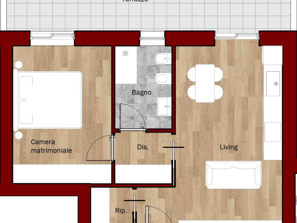 appartamento in vendita a Pavia in zona Viale Cremona