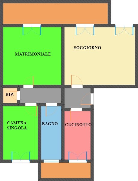 appartamento in vendita a Pavia in zona Policlinico
