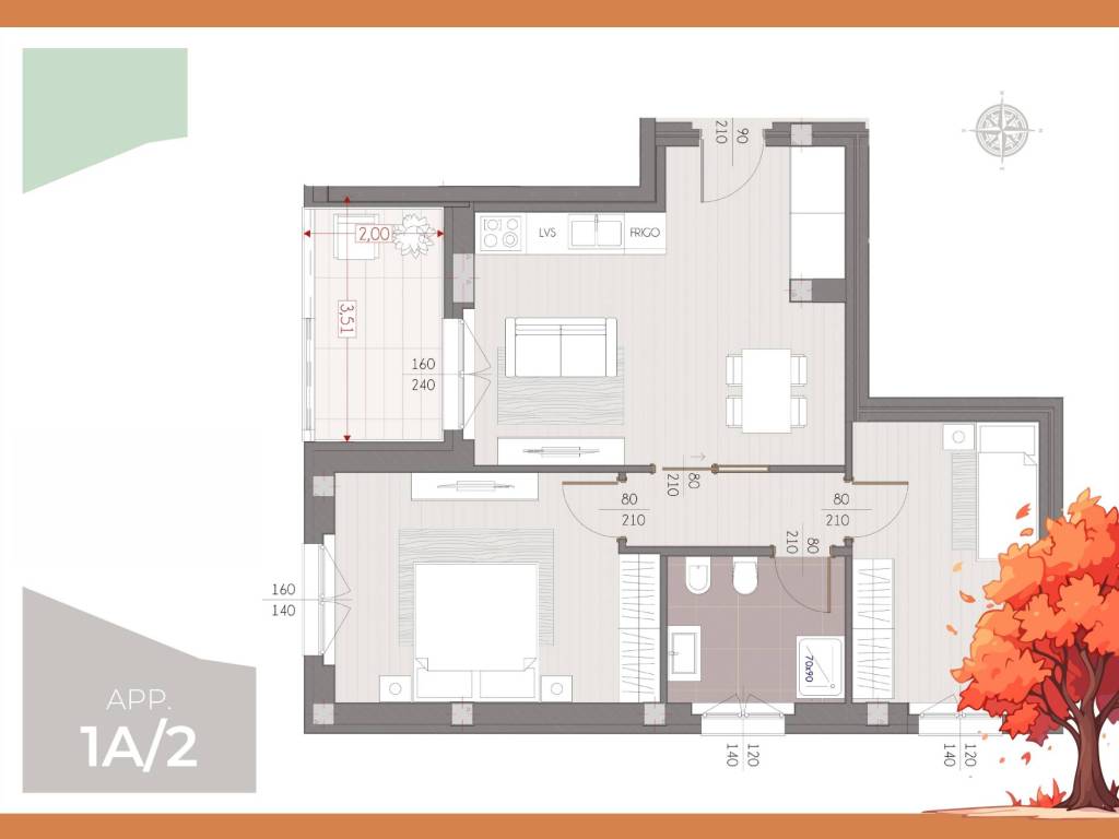 appartamento in vendita a Siziano