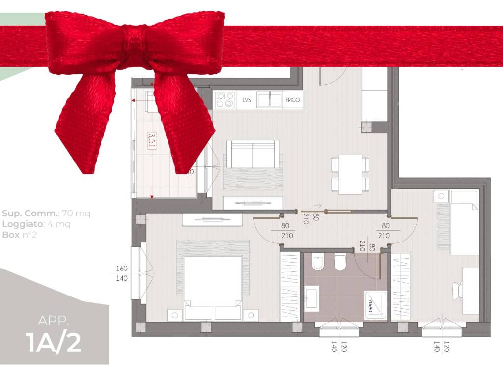 appartamento in vendita a Siziano