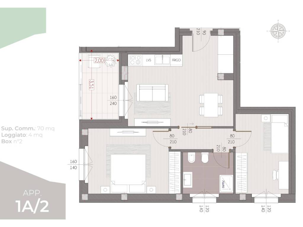 appartamento in vendita a Siziano