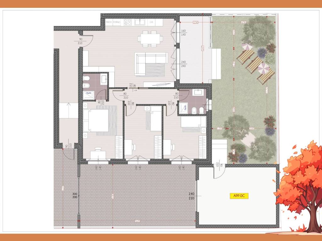 appartamento in vendita a Siziano