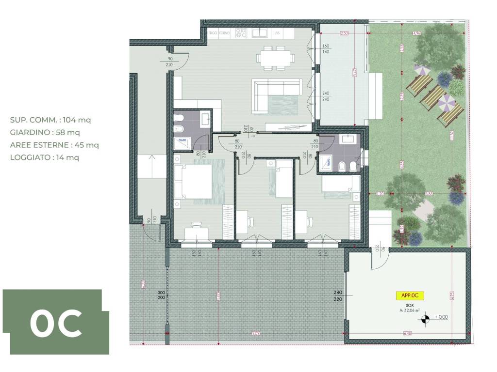 appartamento in vendita a Siziano