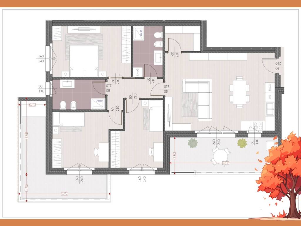 appartamento in vendita a Siziano