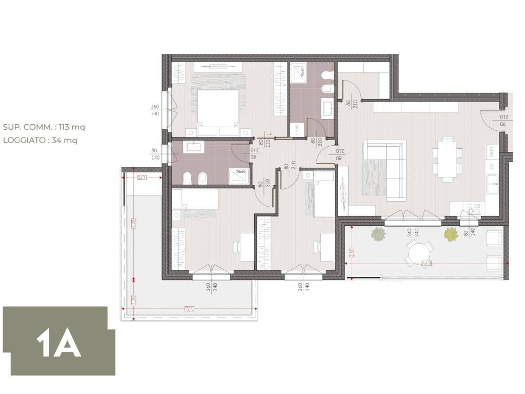 appartamento in vendita a Siziano