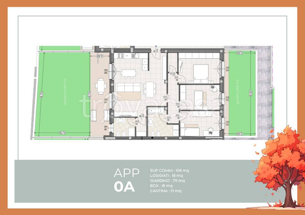 appartamento in vendita a Siziano