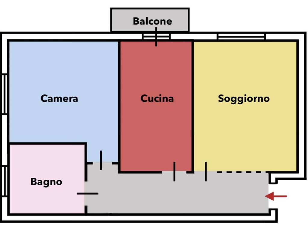 appartamento in vendita a Siziano