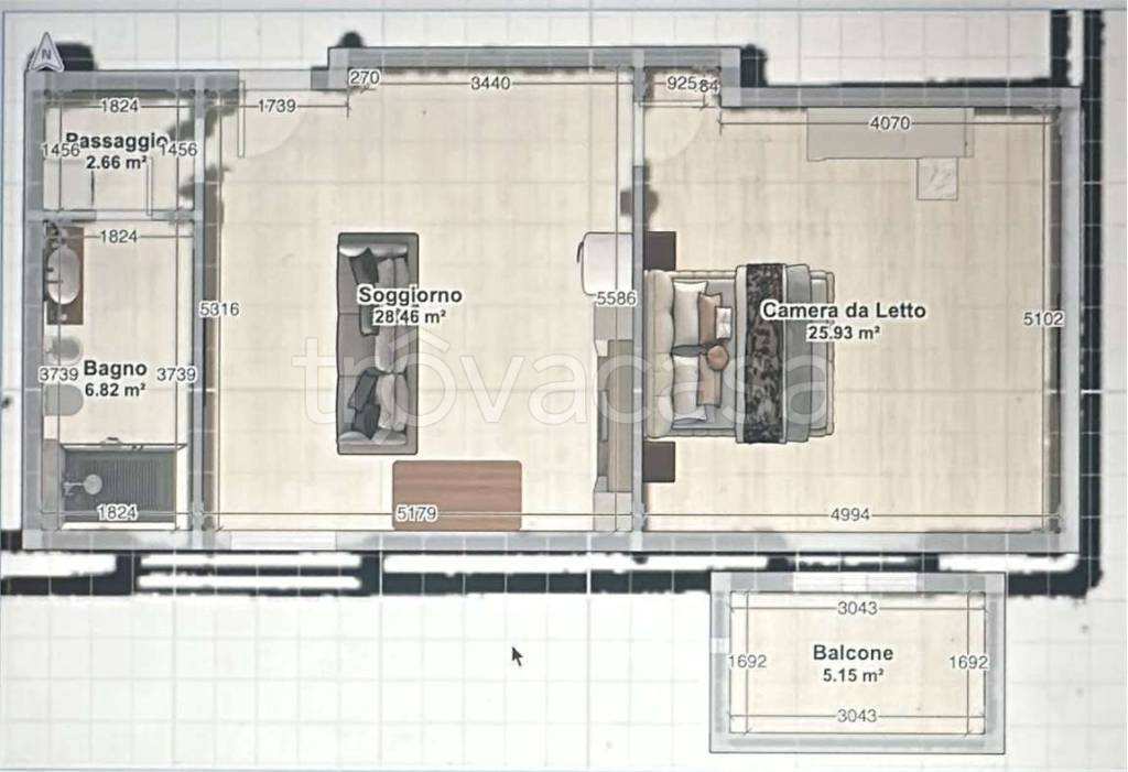 appartamento in vendita a Siziano