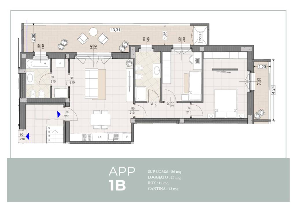 appartamento in vendita a Siziano