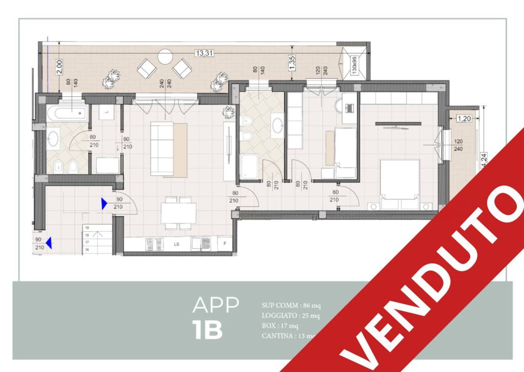 appartamento in vendita a Siziano