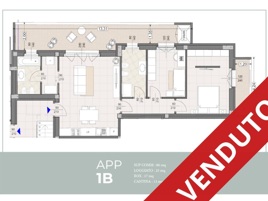 appartamento in vendita a Siziano