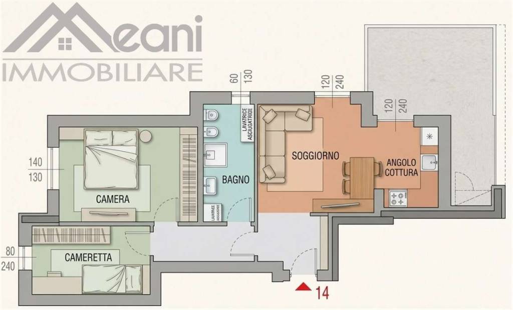 appartamento in vendita a Siziano in zona Campomorto