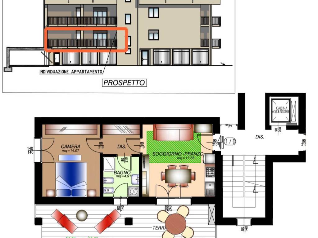 appartamento in vendita a Torrevecchia Pia