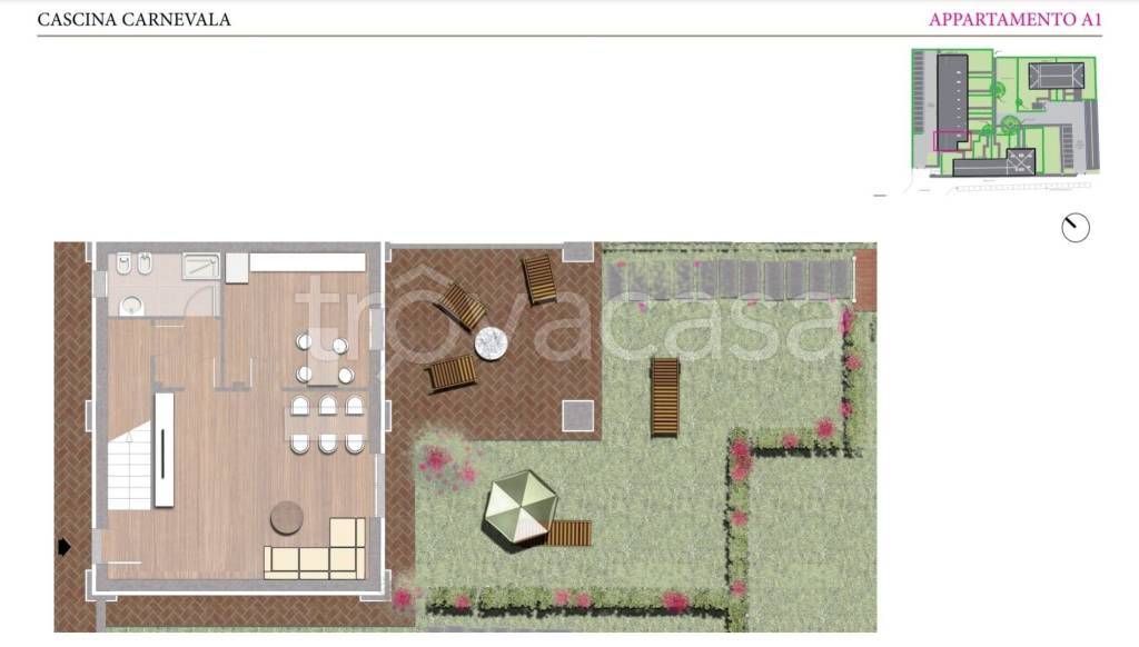 appartamento in vendita a Travacò Siccomario