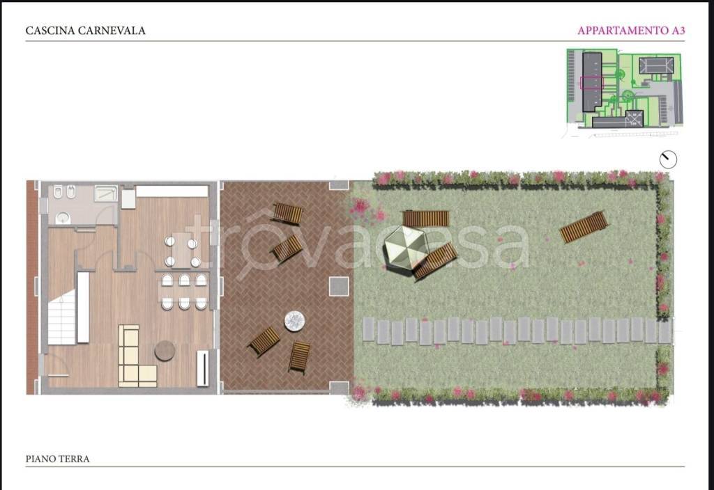 appartamento in vendita a Travacò Siccomario