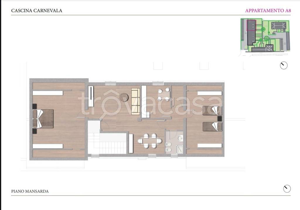 appartamento in vendita a Travacò Siccomario