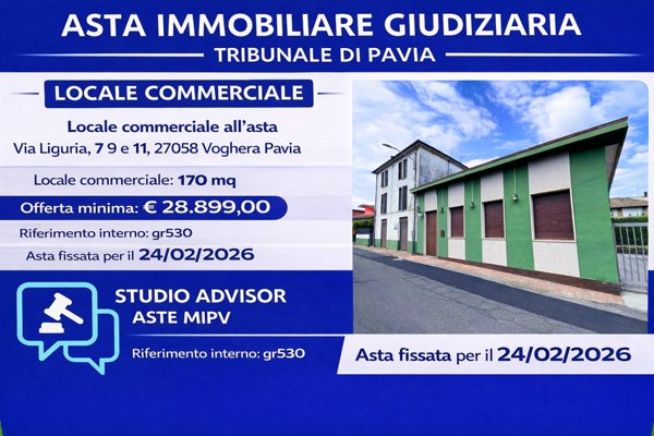 locale commerciale in vendita a Voghera