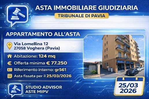 appartamento in vendita a Voghera