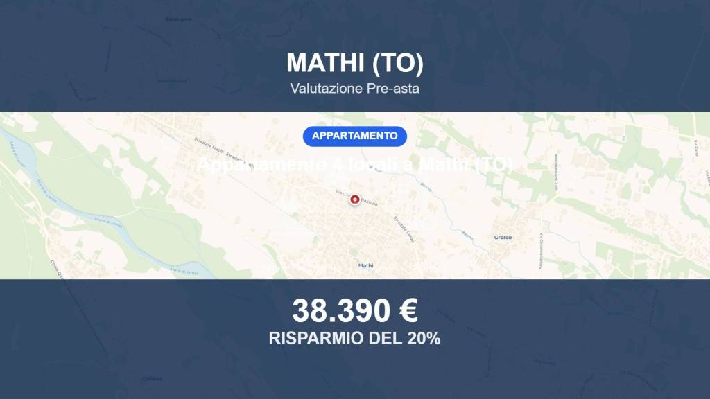 appartamento in vendita a Mathi