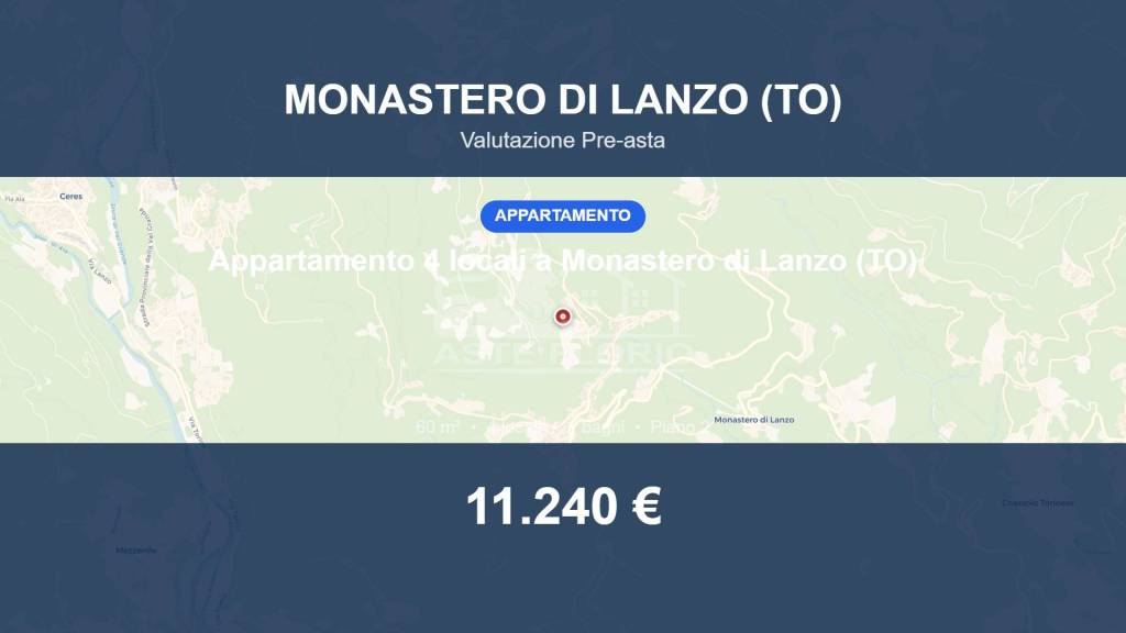 appartamento in vendita a Monastero di Lanzo in zona Chiaves