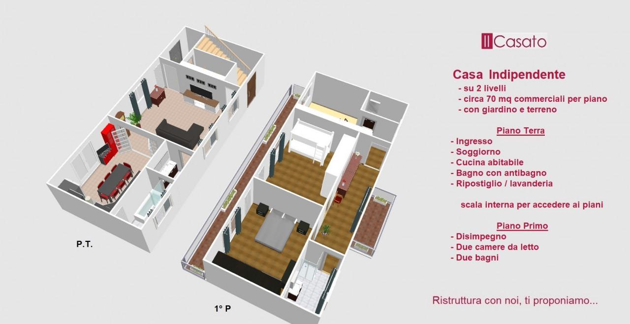 casa indipendente in vendita a Moncalieri in zona Testona