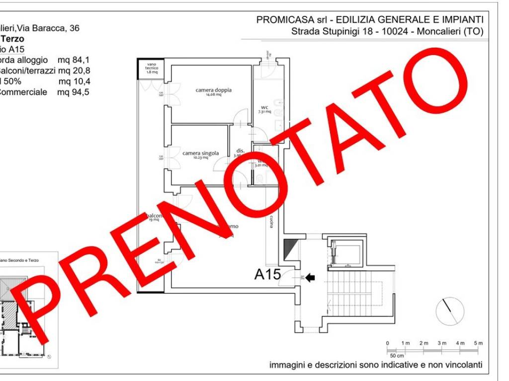 appartamento in vendita a Moncalieri