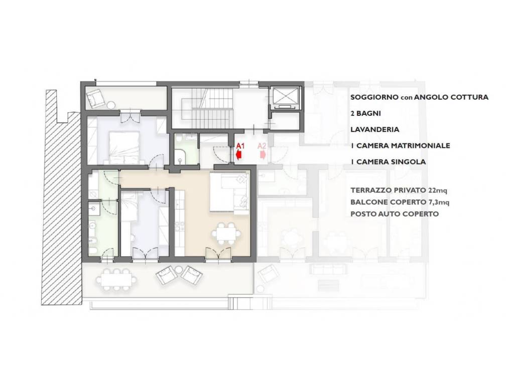 appartamento in vendita a Moncalieri in zona Moriondo