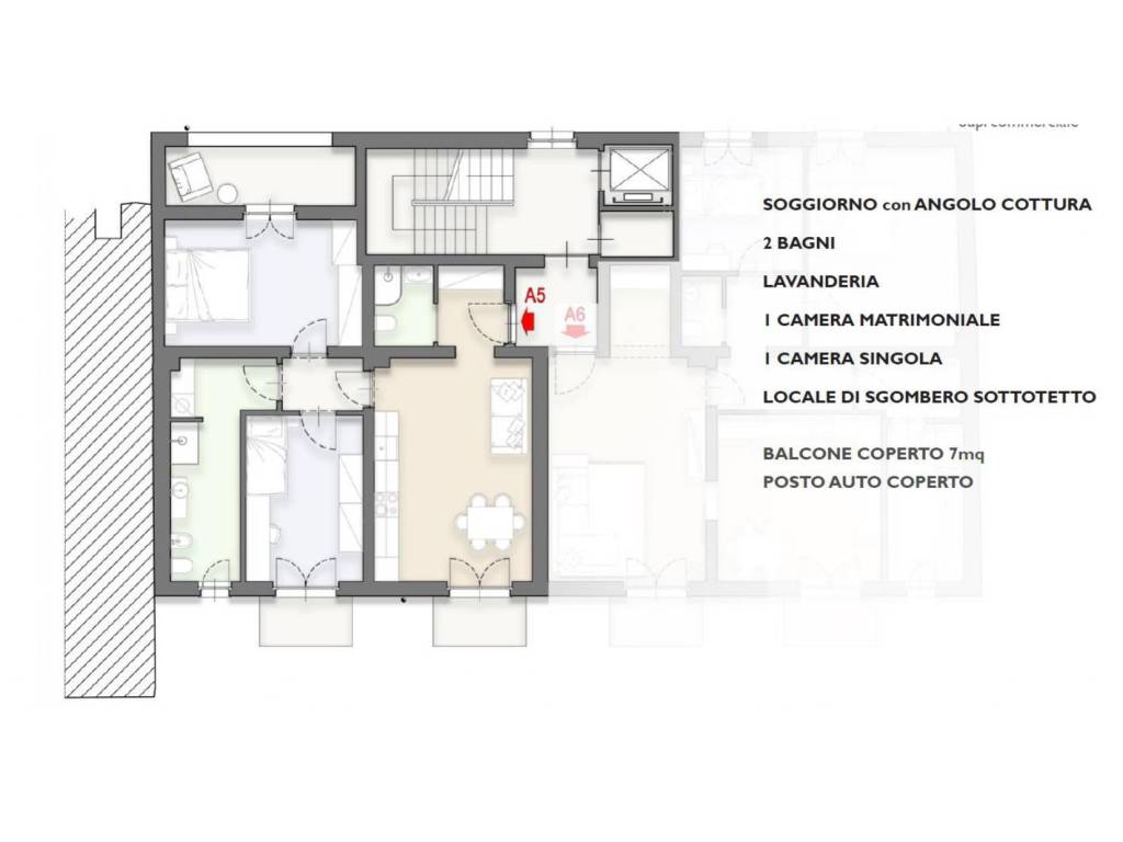 appartamento in vendita a Moncalieri in zona Moriondo