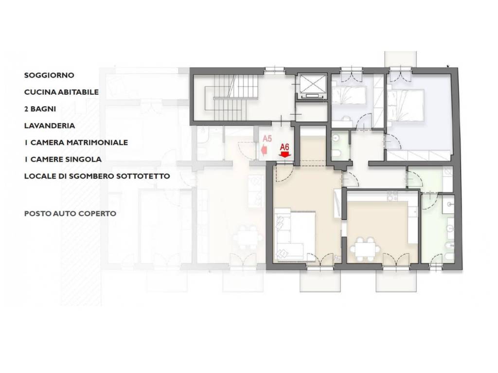 appartamento in vendita a Moncalieri in zona Moriondo