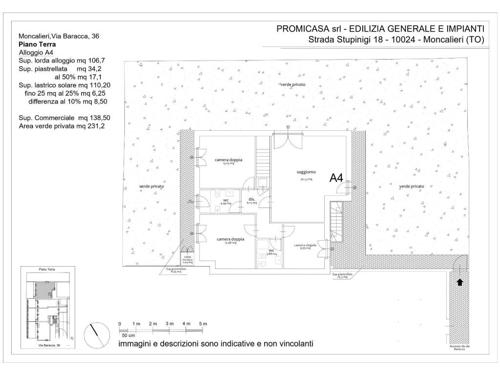 appartamento in vendita a Moncalieri in zona Borgo San Pietro