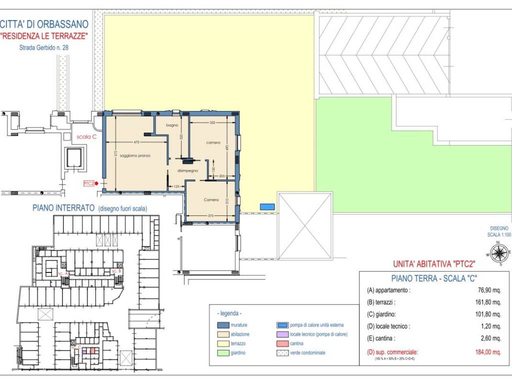 appartamento in vendita ad Orbassano