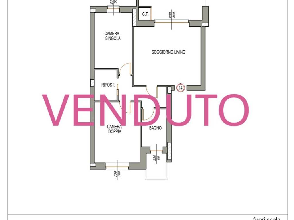 appartamento in vendita ad Orbassano