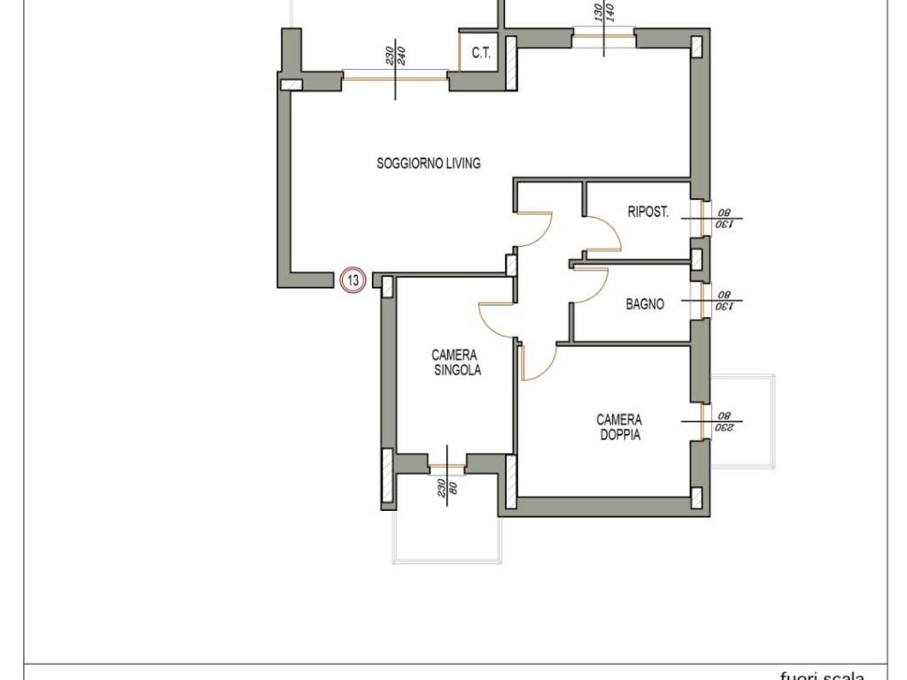 appartamento in vendita ad Orbassano