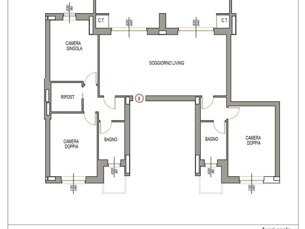 appartamento in vendita ad Orbassano