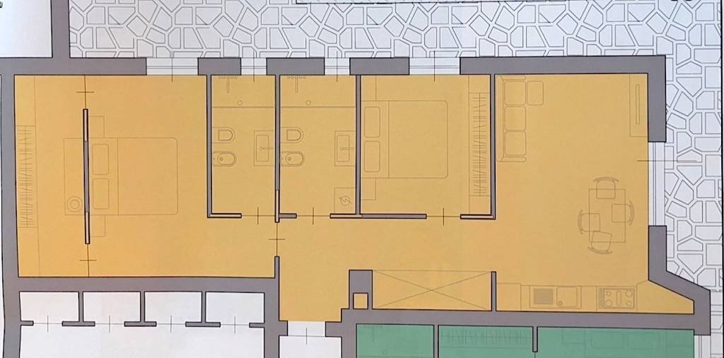 appartamento in vendita ad Oulx in zona Gad