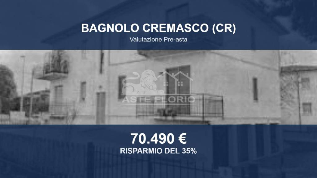 appartamento in vendita a Bagnolo Cremasco