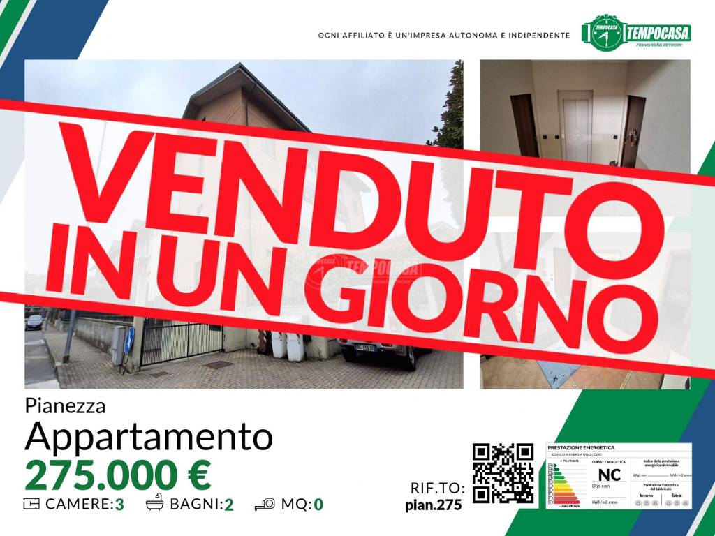 appartamento in vendita a Pianezza